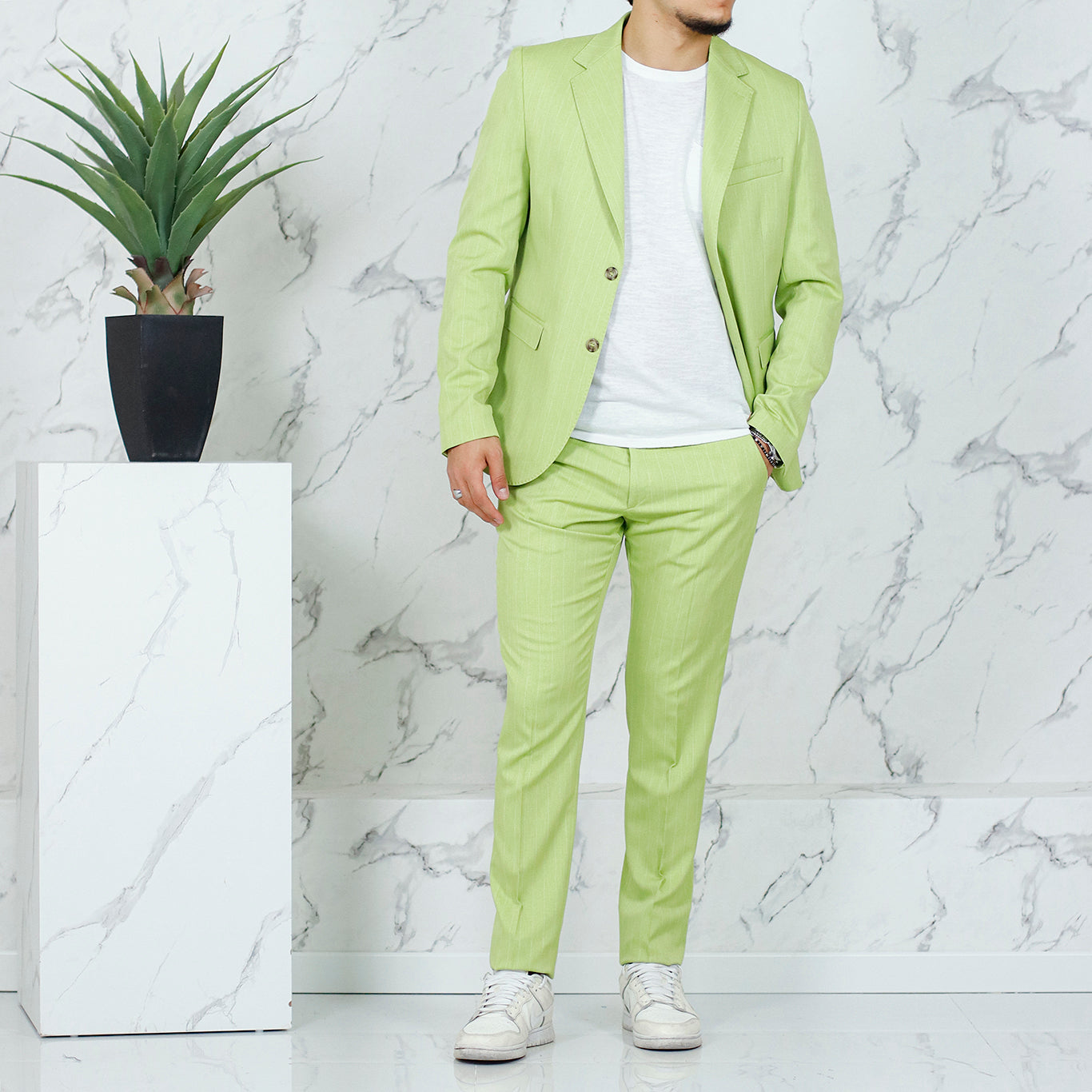 Abito sartoriale MADE IN ITALY lime