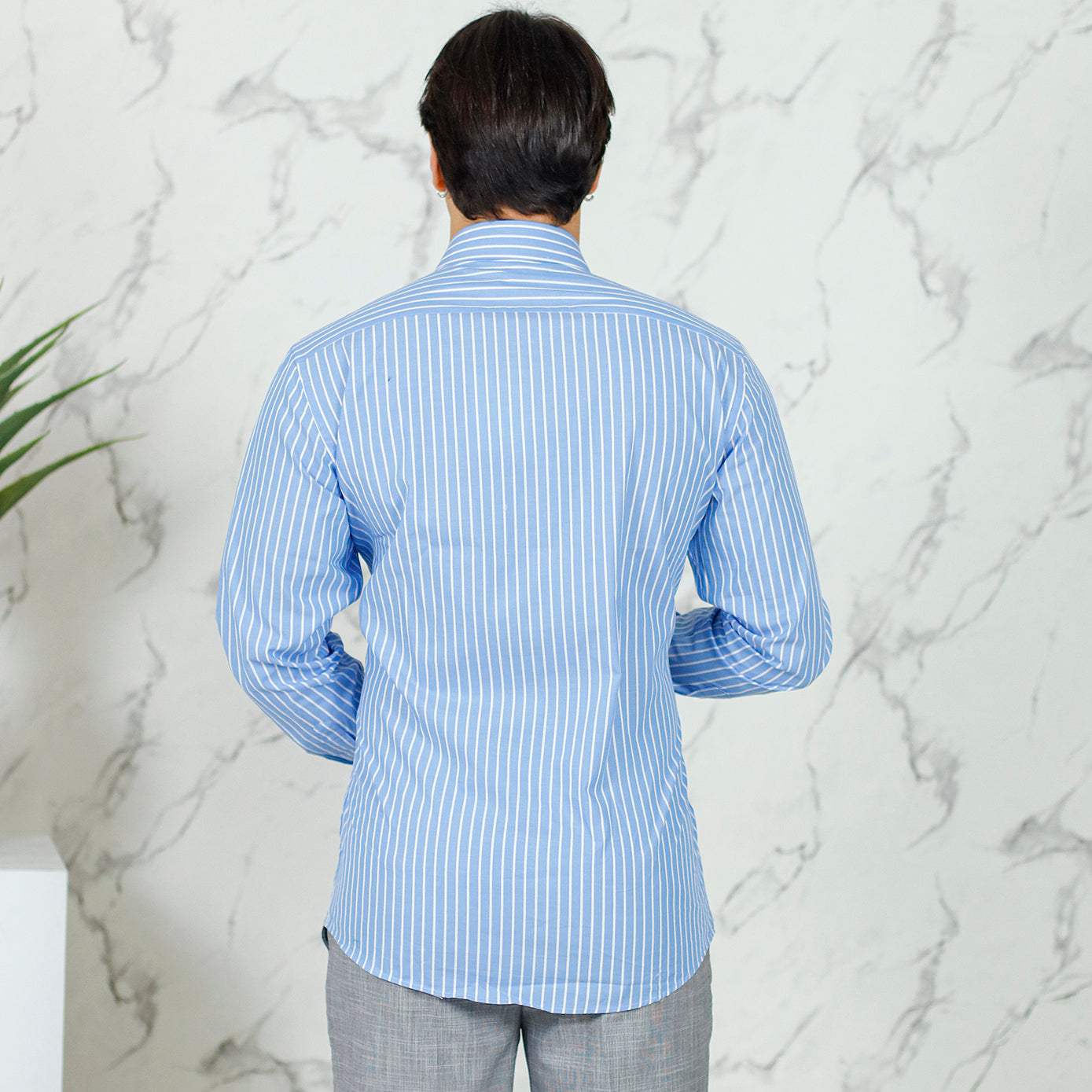 Camicia cotone a righe GAUDì