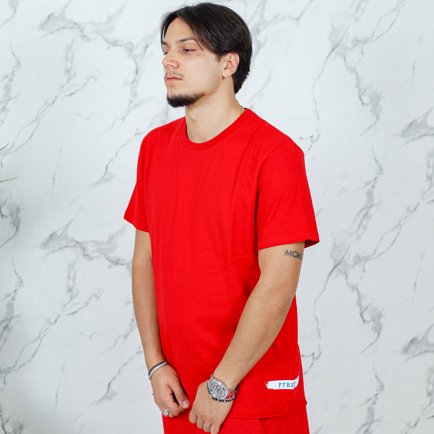 T-shirt PYREX rossa