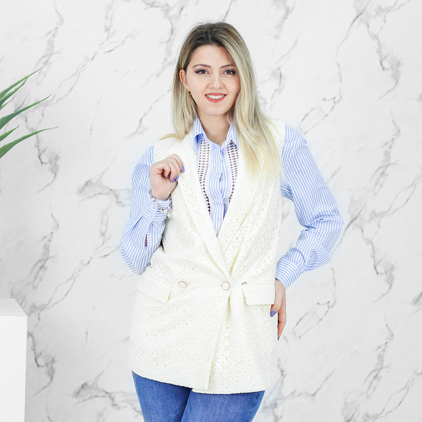 Gilet in pizzo GAUDì