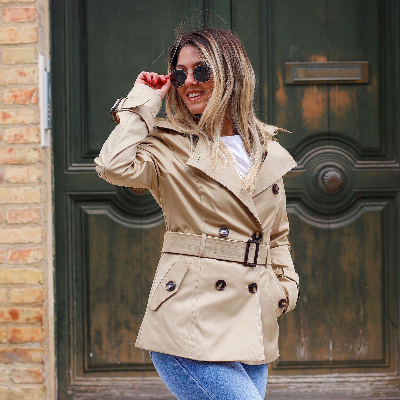 Trench MADE IN ITALY SPECIAL PRICE corto