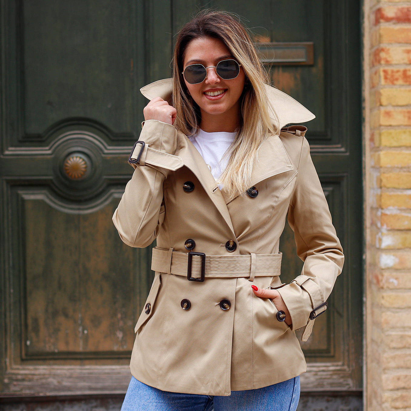 Trench MADE IN ITALY SPECIAL PRICE corto