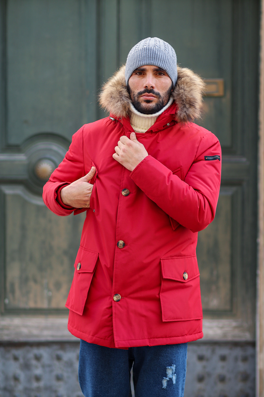 Parka simil woolrich con pelliccia staccabile SPECIAL PRICE