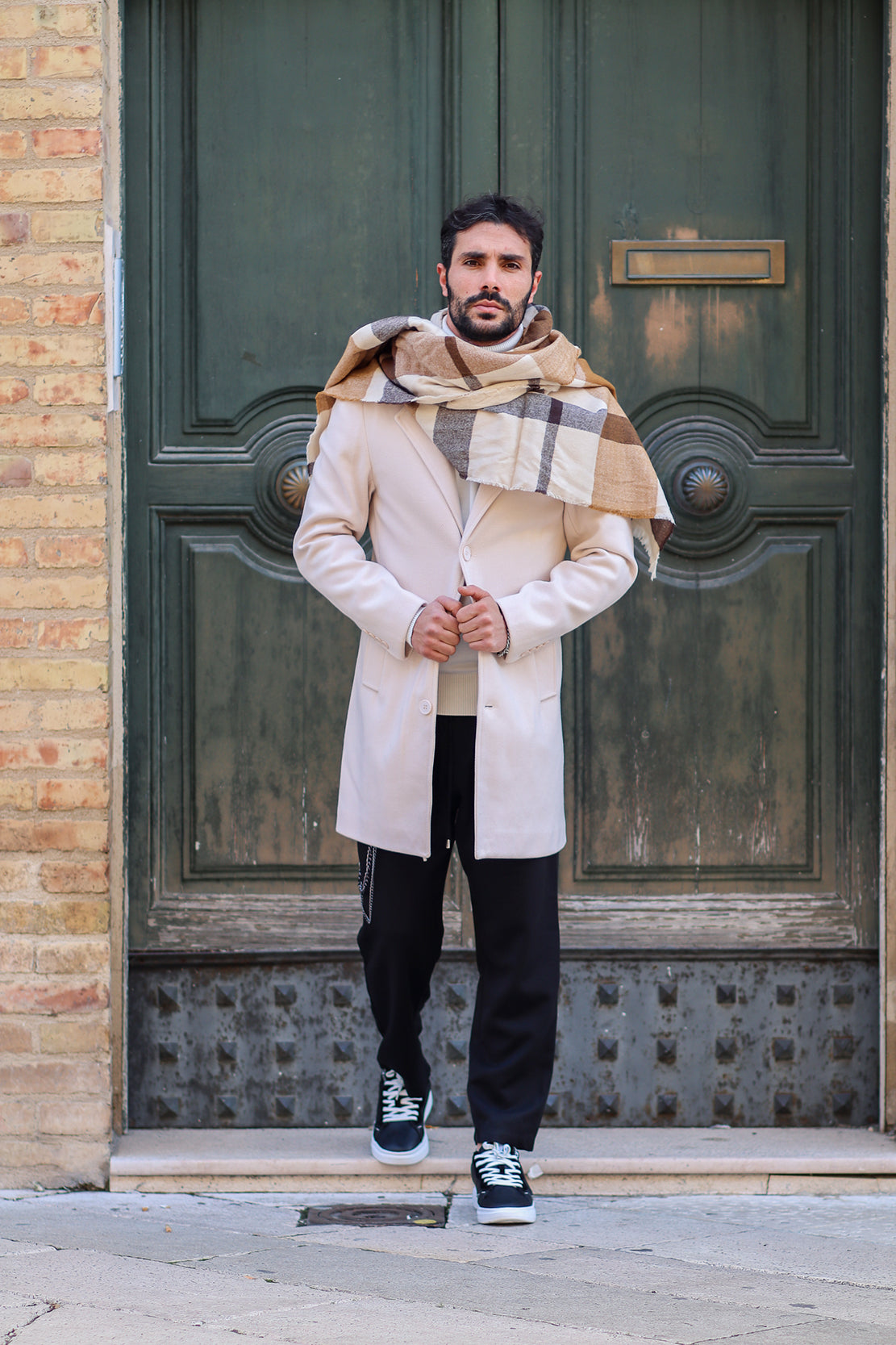 Cappotto rigato SPECIAL PRICE