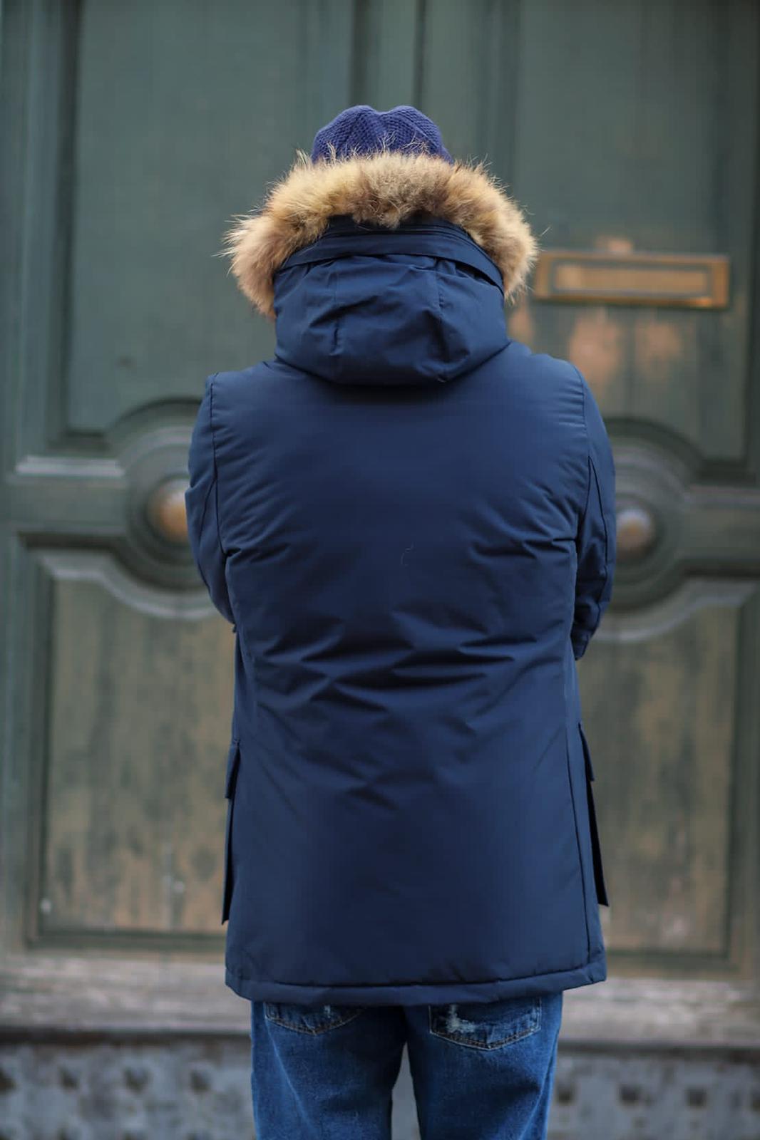 Parka simil woolrich con pelliccia staccabile